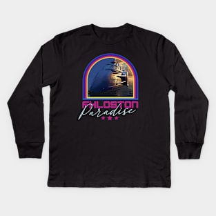 Fhloston Paradise Ship Kids Long Sleeve T-Shirt